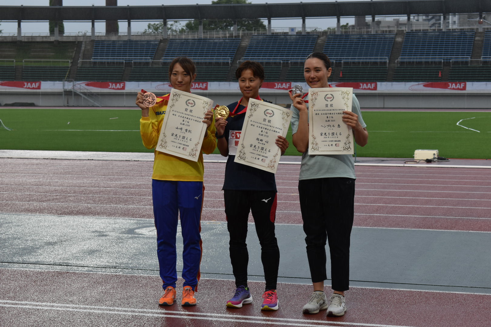 写真：6/22-23 日本選手権大会・陸上混成（岐阜）