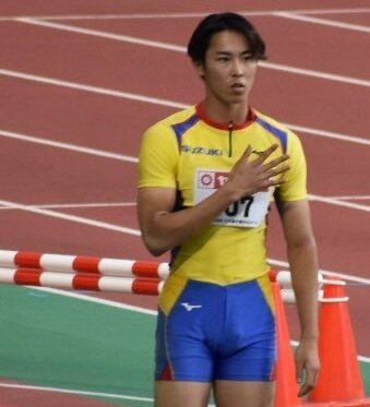 写真：日本選手権 男子三段跳 伊藤陸